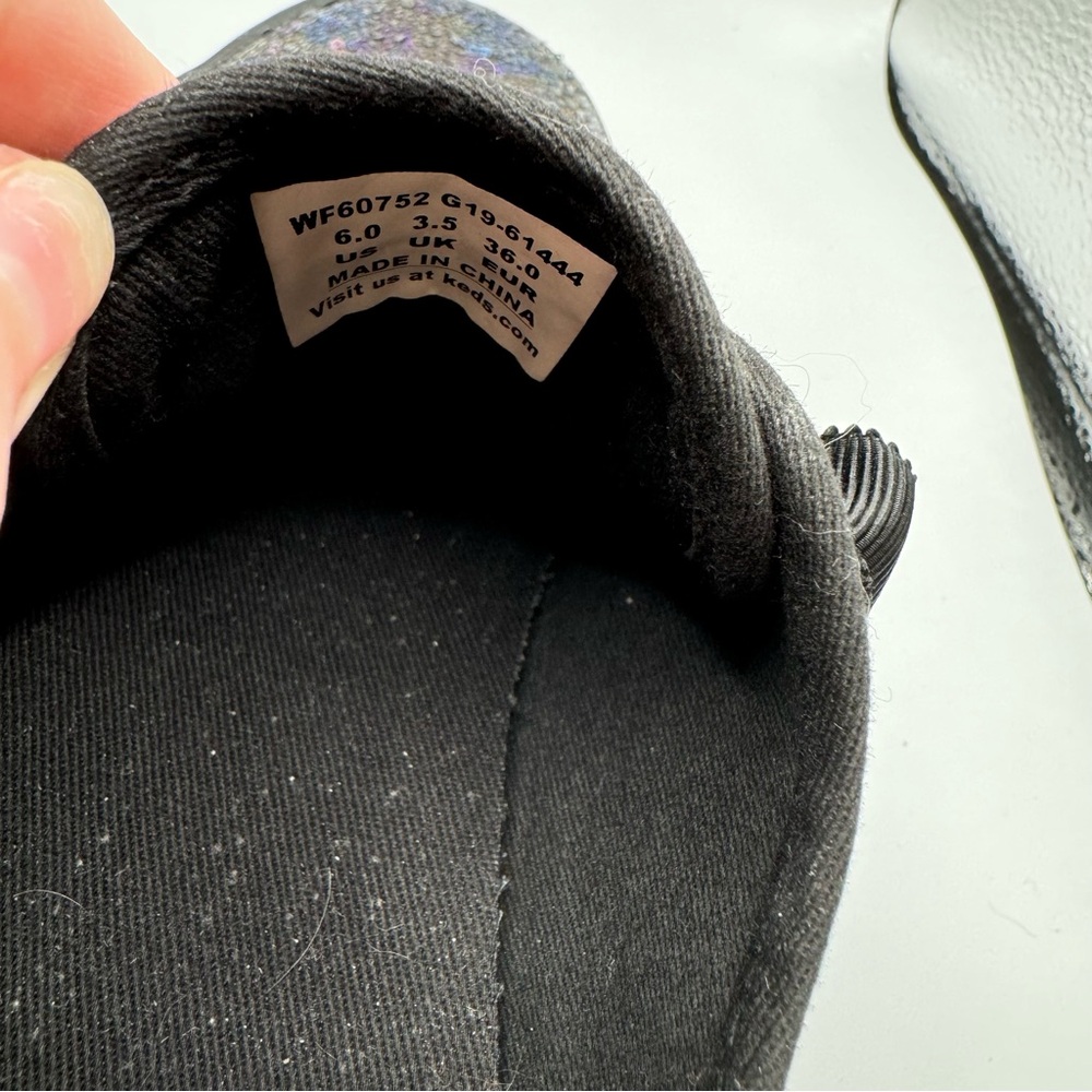 Keds Black Sequin Sneakers - Picture 6 of 6